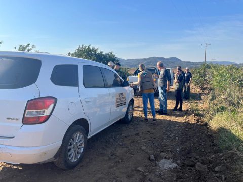 Resgate de emergência dos achados fortuitos conduzido pela UFSM.