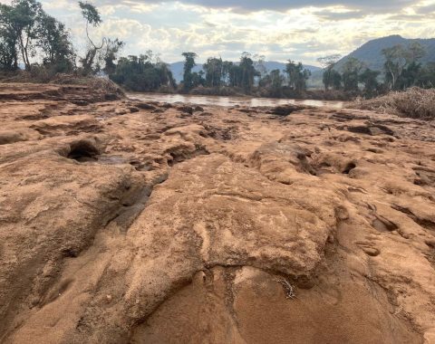 Rio Jacuí em junho de 2024
